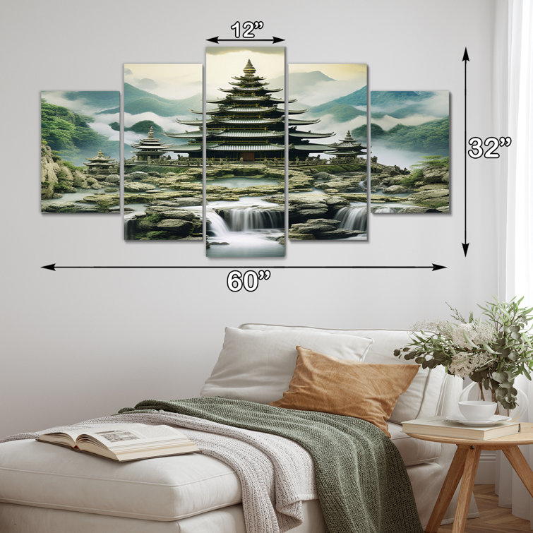 Millwood Pines Asian Art Natures Harmony I On Canvas Pieces Print